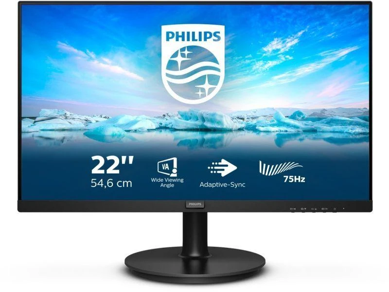 Ausinės PHILIPS LED monitorius 21,5" 222V8LA/00