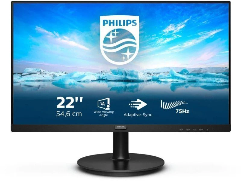 Ausinės PHILIPS LED monitorius 21,5" 222V8LA/00