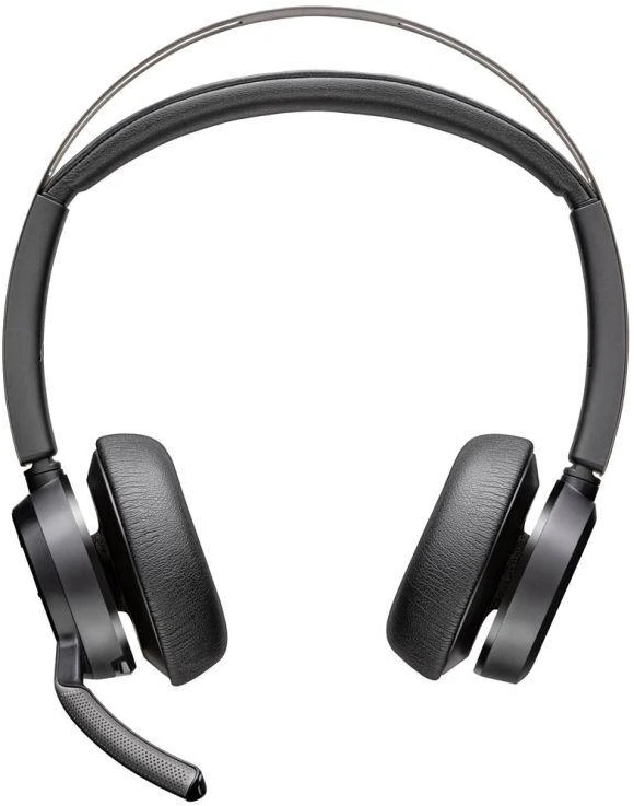„Hewlett Packard“ (HP) HP „Poly Voyager Focus 2 USB-C BT“ ausinės + USB-C/A adapteris + įkrovimo stovas