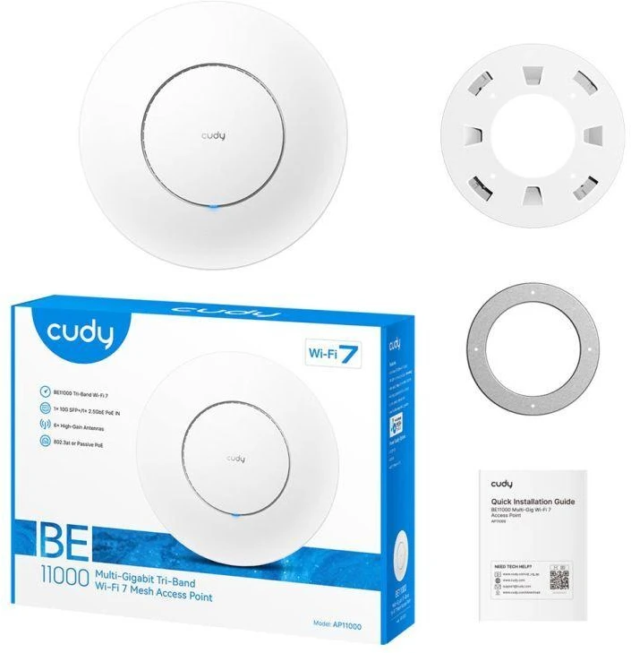 Prieigos taškas CUDY AP11000 Wi-Fi 7 BE11000