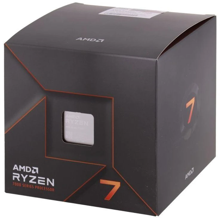 Procesorius AMD Ryzen 7 7700 5.3GHz AM5 8C/16T 65W 40MB su Wraith Prism Cooler BOX