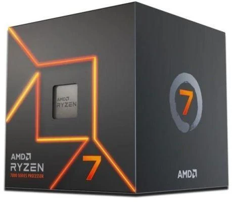Procesorius AMD Ryzen 7 7700 5.3GHz AM5 8C/16T 65W 40MB su Wraith Prism Cooler BOX