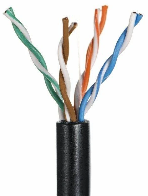 Tinklo Kabelis - Q-LANTEC KIU5OUTS305Q Cat5e 305 m Juodas