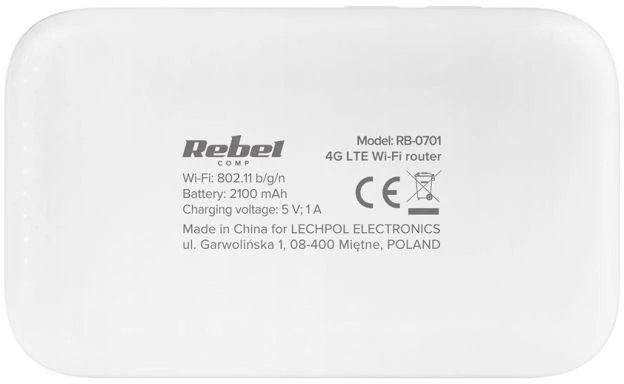 REBEL 4G LTE MODEMAS-MIFI MARŠRUTIZATORIUS