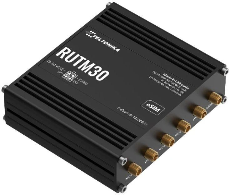 Ausinės RUTM30 (EU) kompaktiškas „WiFi“ / 5G LTE maršrutizatorius, dviejų SIM kortelių ir
