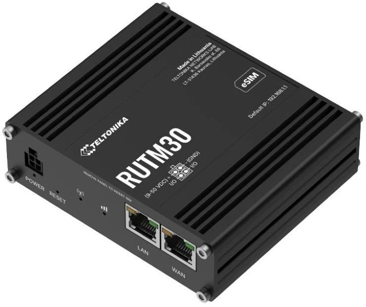 Ausinės RUTM30 (EU) kompaktiškas „WiFi“ / 5G LTE maršrutizatorius, dviejų SIM kortelių ir