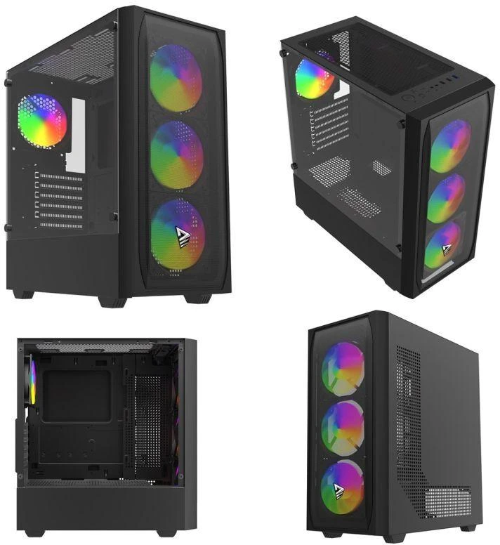 Ausinės SAVIO NOCTIS FLOW RGB KOMPIUTERIO KORPUSAS