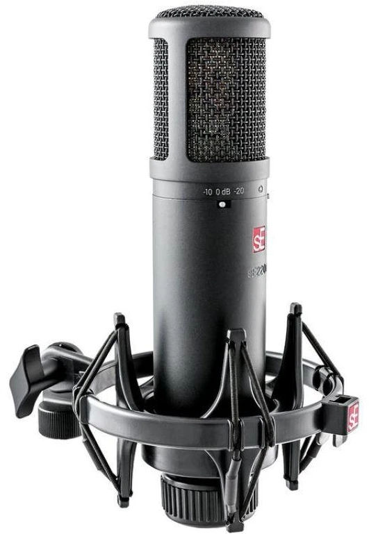 sE Electronics sE2200 Juodas studijinis mikrofonas