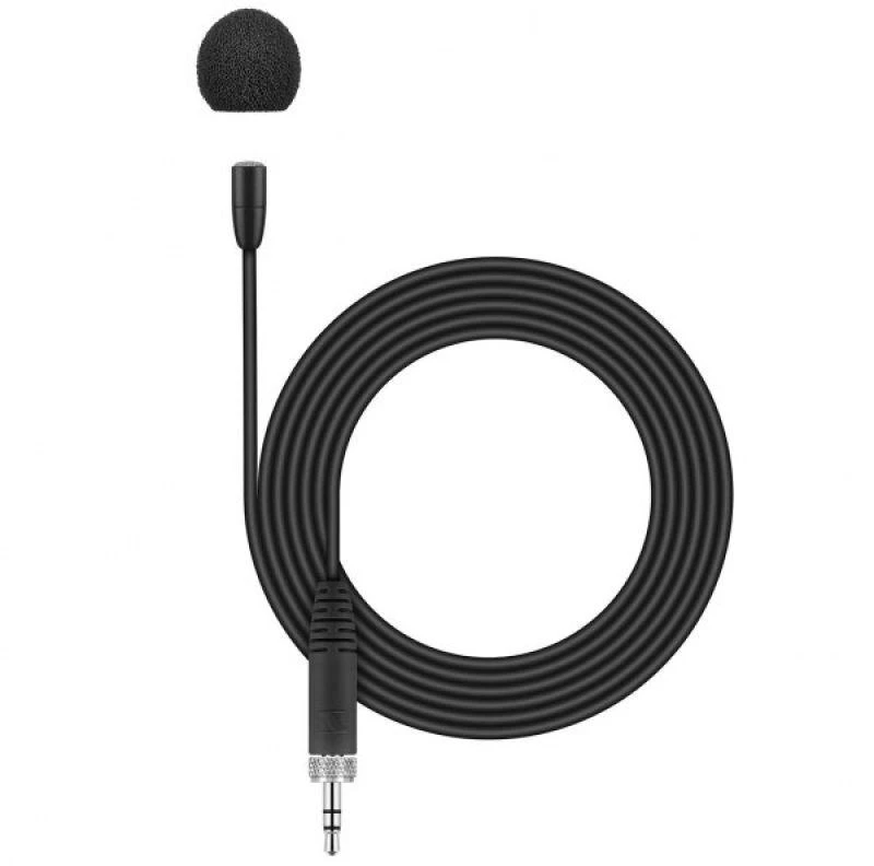 „Shure Sennheiser MKE Essential Omni Juodas“ – miniatiūrinis prisegamas mikrofonas su 3,5 mm jungtimi (juodas)