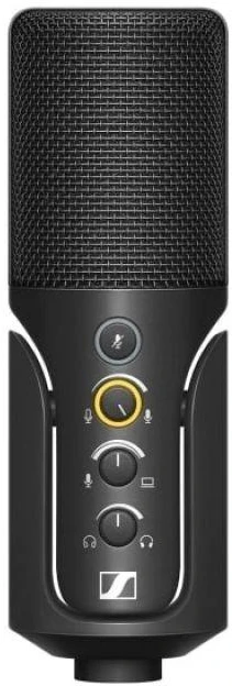 „Sennheiser Profile Streaming Set“ – USB-C mikrofonas su reguliuojamu laikikliu, skirtas transliacijoms podcast'uose ir transliacijoms