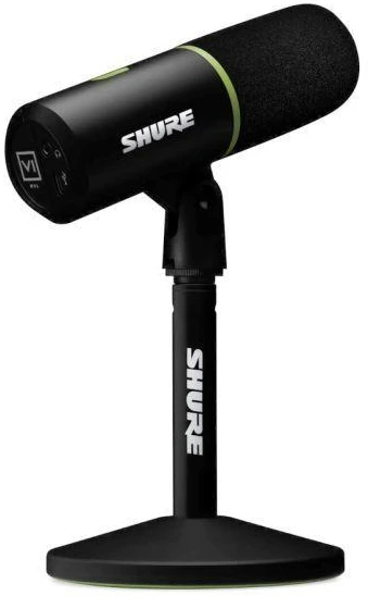 Shure MV6 – USB-C kardioidinis dinaminis mikrofonas žaidėjams ir transliuotojams