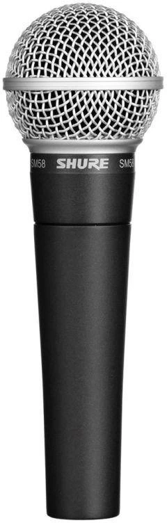 Ausinės Shure SM58-LCE - Dinaminis, kardioidinis, vokalinis mikrofonas