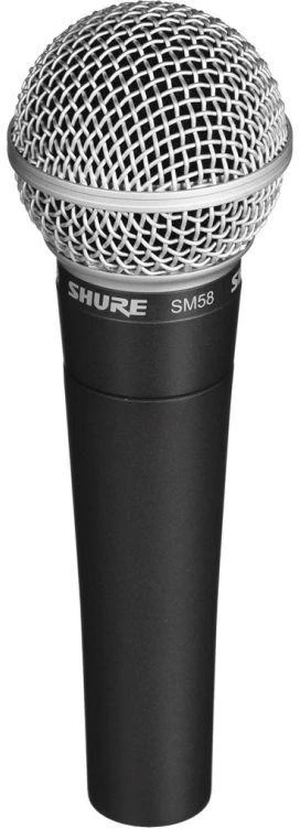 Ausinės Shure SM58-LCE - Dinaminis, kardioidinis, vokalinis mikrofonas