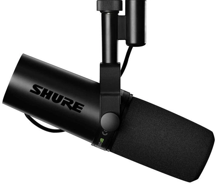 Ausinės Shure SM7dB - Dinaminis, kardioidinis mikrofonas balsui įrašyti - radijo