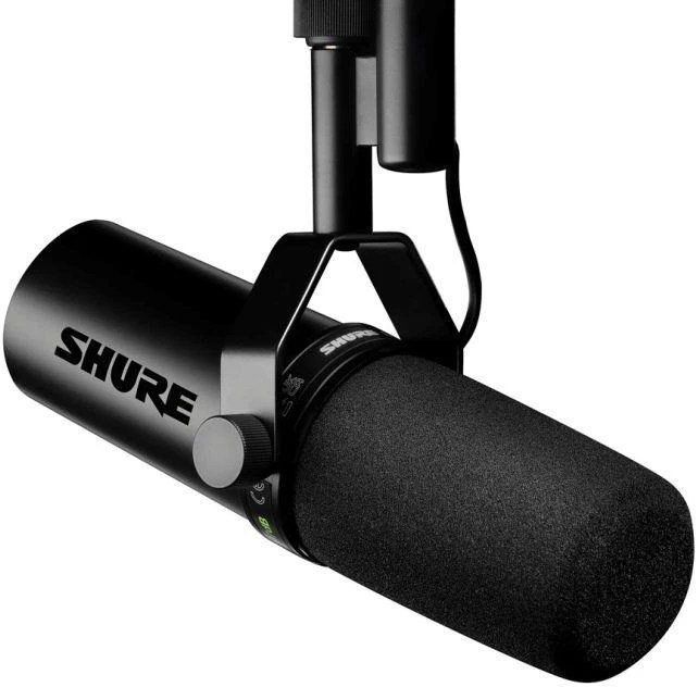 Ausinės Shure SM7dB - Dinaminis, kardioidinis mikrofonas balsui įrašyti - radijo