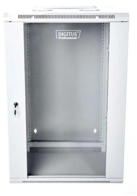 Digitus Professional Assmann Electronic DIGITUS DN-WD19 15U/600 Sieninė spintelė 15U dvisekcija 600x6000mm pilkas RAL 7035