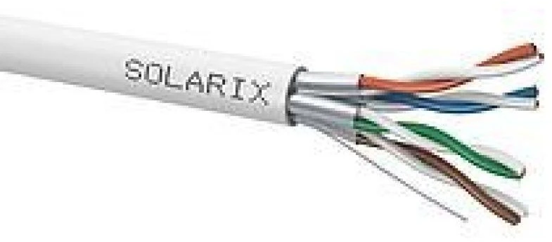 SOLARIX vytos poros kabelis CAT.6A STP LSOH 500m