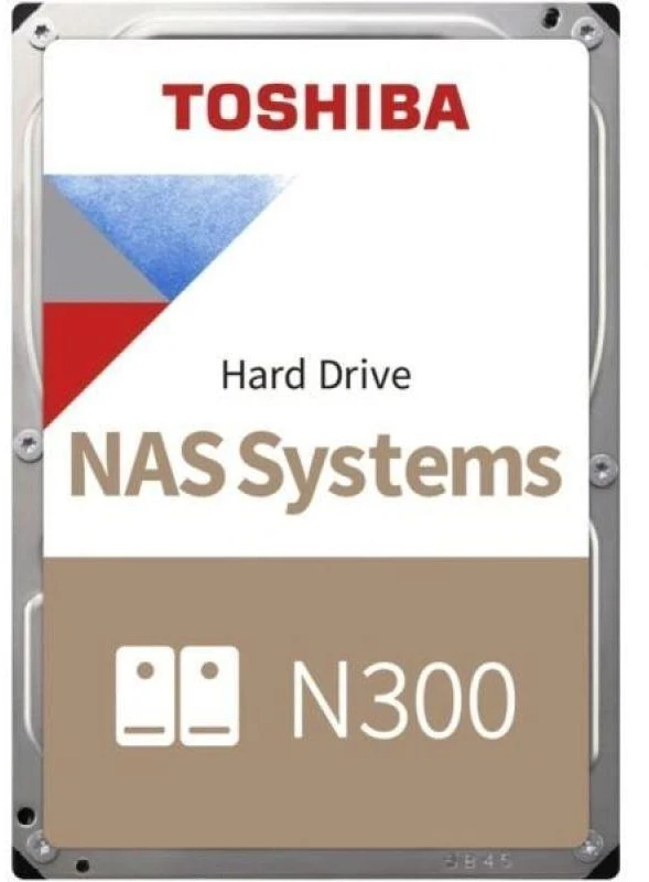 Toshiba 8,9 cm (3,5") 16 TB SATA3 NAS N300 7200 RPM vidinis kietasis diskas (bulk pakuotė)