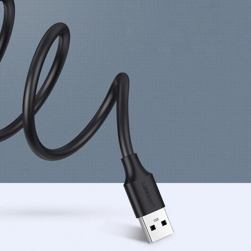 UGREEN US103 USB 2.0 kabelio prailginimas 5m - Juodas