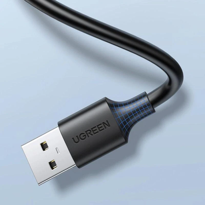 UGREEN US103 USB 2.0 kabelio prailginimas 5m - Juodas