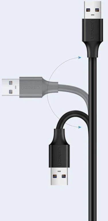 UGREEN US103 USB 2.0 kabelio prailginimas 5m - Juodas