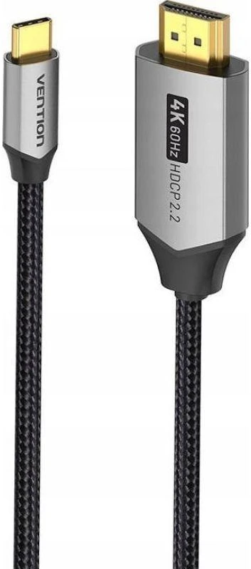 Vention USB-C į HDMI laidas 2 m ventiliacijos CRBBH (juodas)