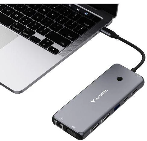 Verbatim CMH-14 C tipo USB 5000 Mbit/ai Sidabras