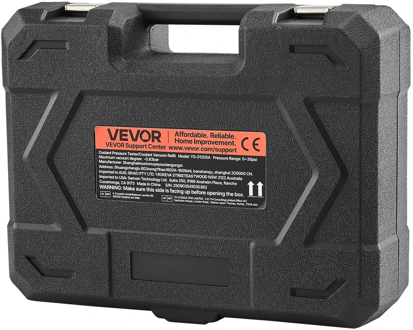 VEVOR Antifrizo slėgio testavimo rinkinys, 47 vnt.