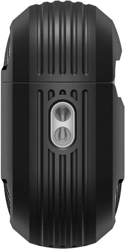Spigen Rugged Armor dėklas skirtas AirPods Pro 3 – Matte juodos spalvos