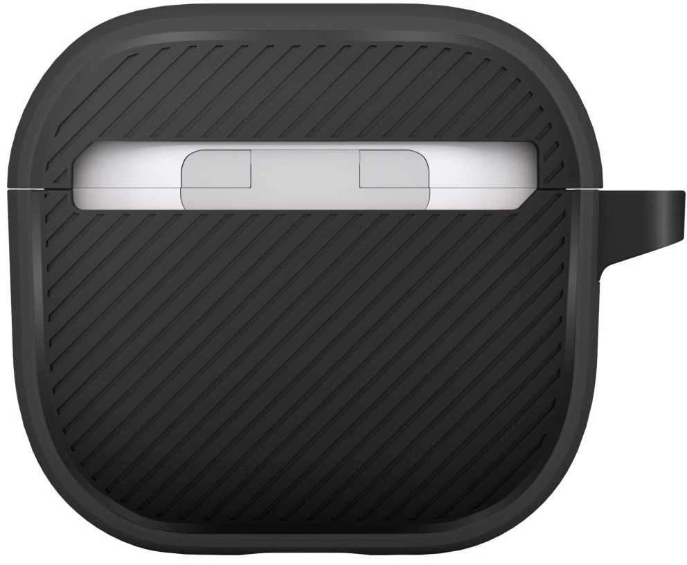 Dėklas UNIQ Clyde skirtas AirPods 4 Lock Dėklas juodos spalvos