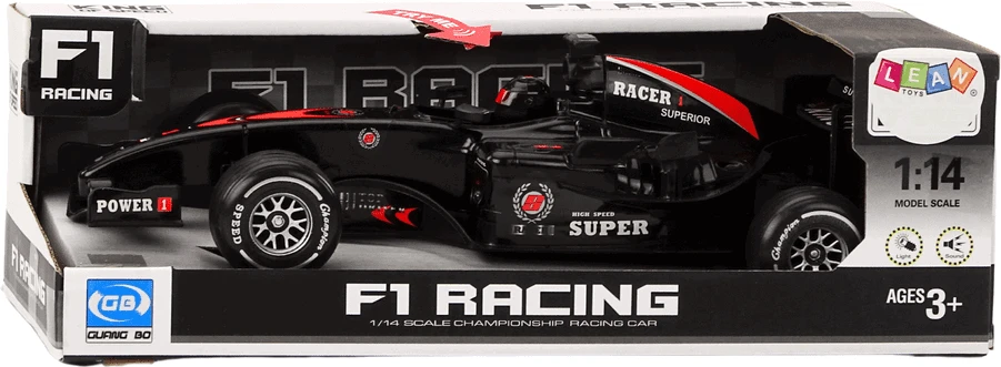 Lean Toys Automobilis Sports Car Racer, juodas