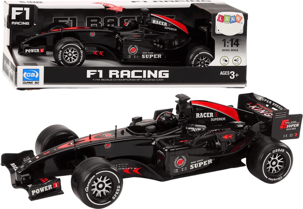 Lean Toys Automobilis Sports Car Racer, juodas