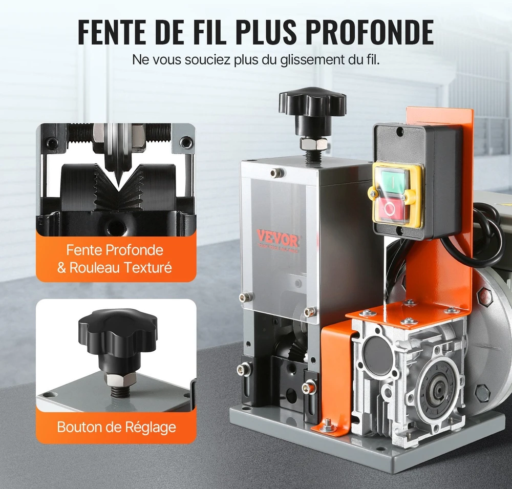 VEVOR Automatinis vielos nuėmimo aparatas 1,5–30 mm