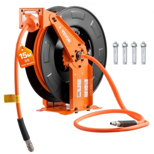 VEVOR Ištraukiamas oro žarnos būgnas 15m 300 PSI
