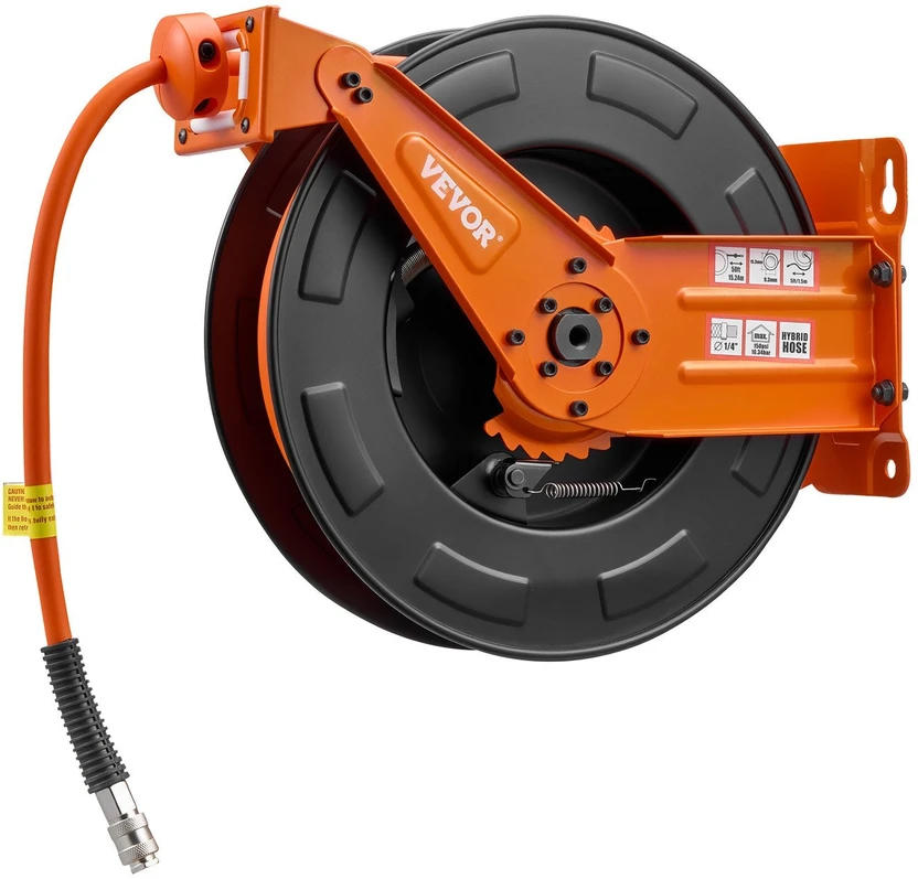 VEVOR Ištraukiamas oro žarnos būgnas 15m 300 PSI