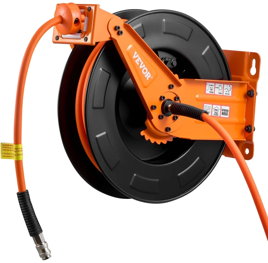 VEVOR Ištraukiamas oro žarnos būgnas 15m 300 PSI
