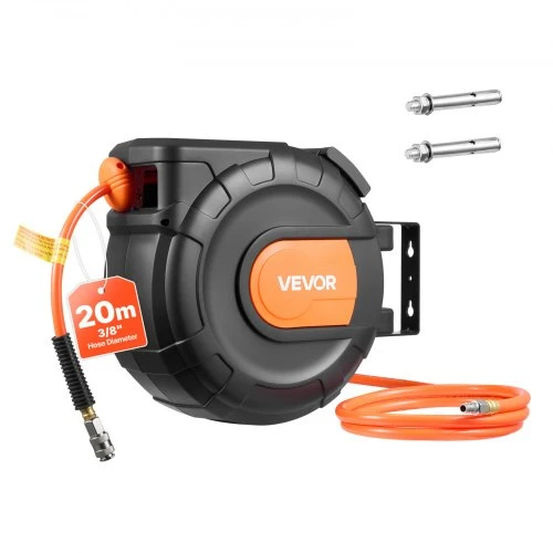 VEVOR Ištraukiamas oro žarnos ritė 20 m x 9.5 mm