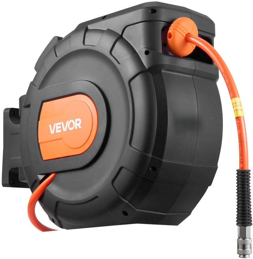 VEVOR Ištraukiamas oro žarnos ritė 30m x 9.5mm