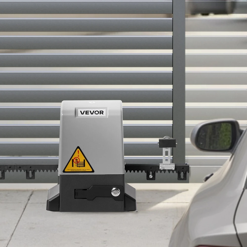 VEVOR 280W elektrinis slankusis vartų atidariklis su infraraudonųjų spindulių jutikliu