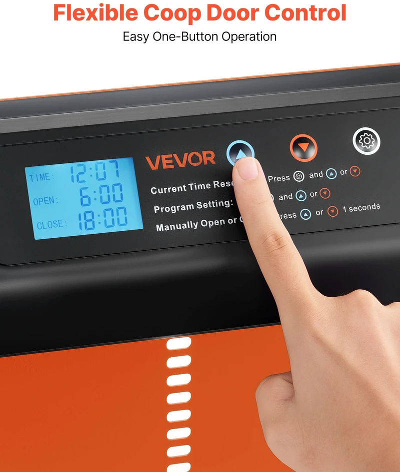VEVOR Automatinės vištidės durys su laikmačiu