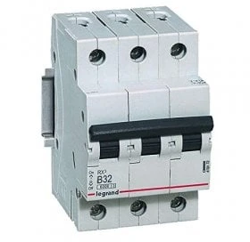 Automatinis jungiklis MCB RX3 Legrand 419172 (32A, 3P, 230V, 6kA)