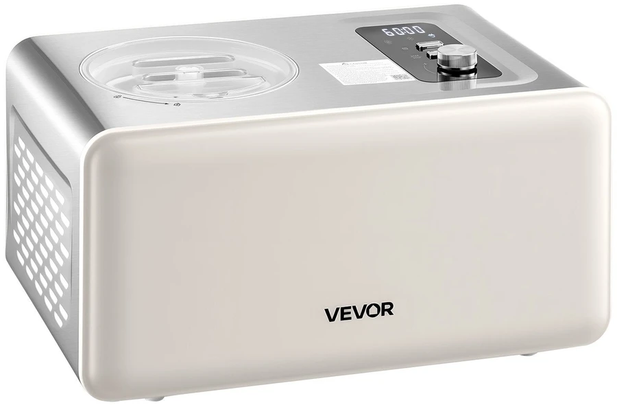 VEVOR 2 litrų automatinis ledų gamintojas su kompresoriumi