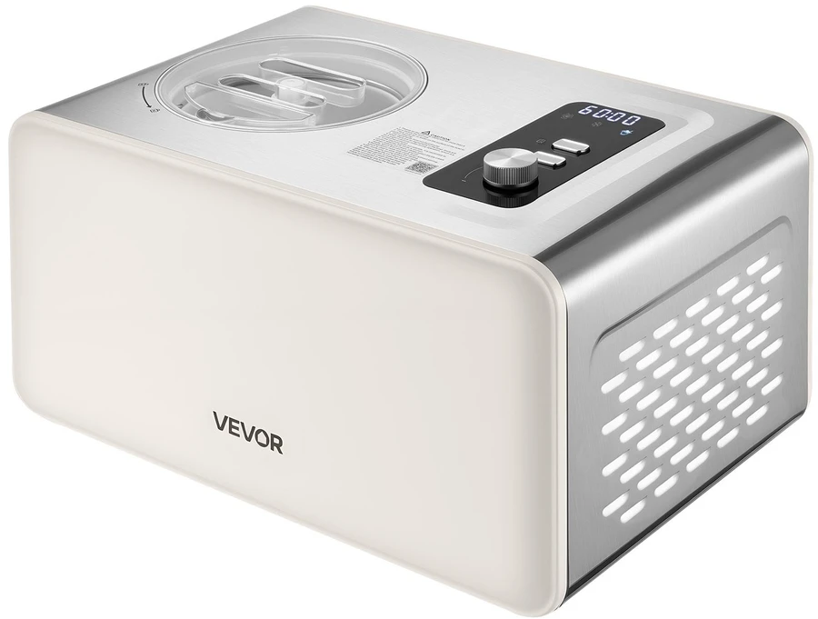 VEVOR 2 litrų automatinis ledų gamintojas su kompresoriumi