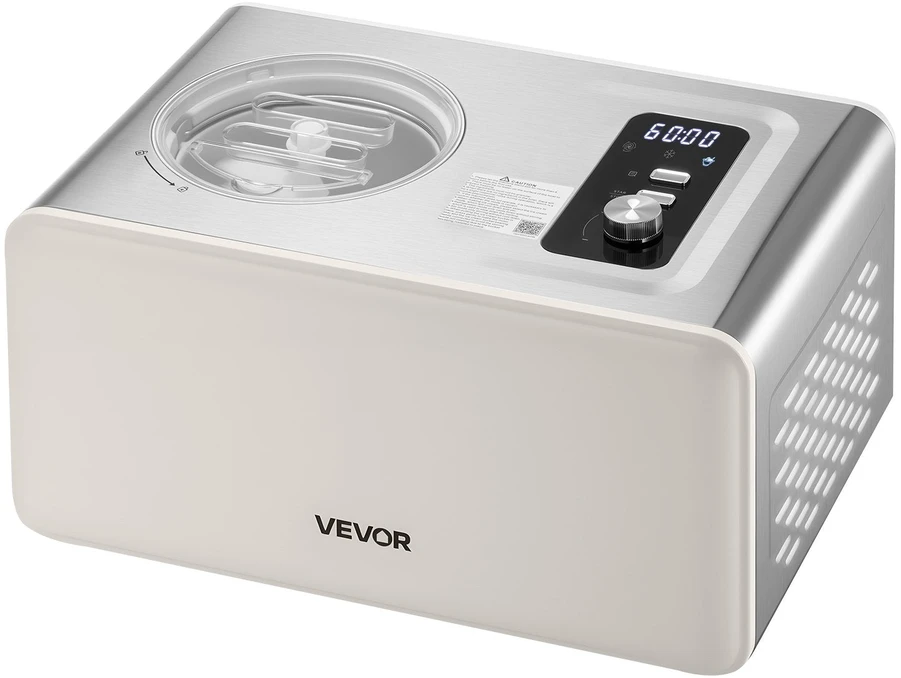 VEVOR 2 litrų automatinis ledų gamintojas su kompresoriumi