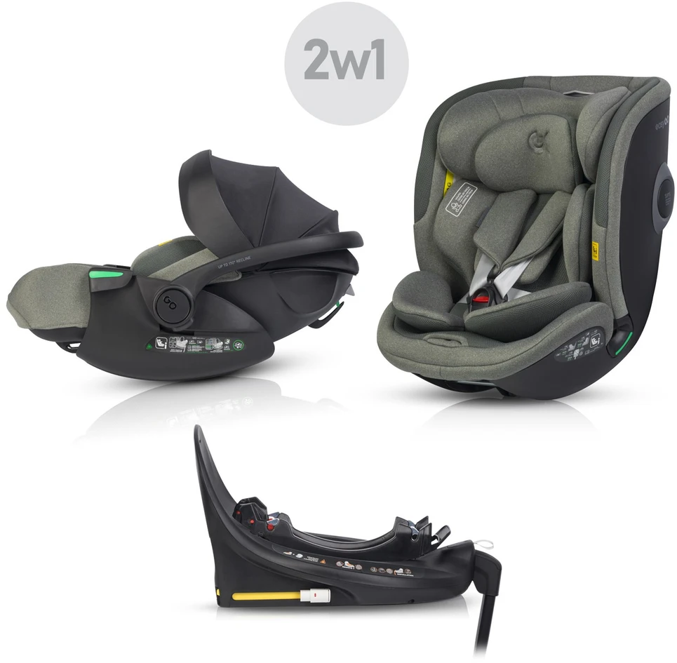 Automobilinė kėdutė 2 viename EasyGo BUZ XTD PRO ir BUZ PRO BODY, 40–150 cm
