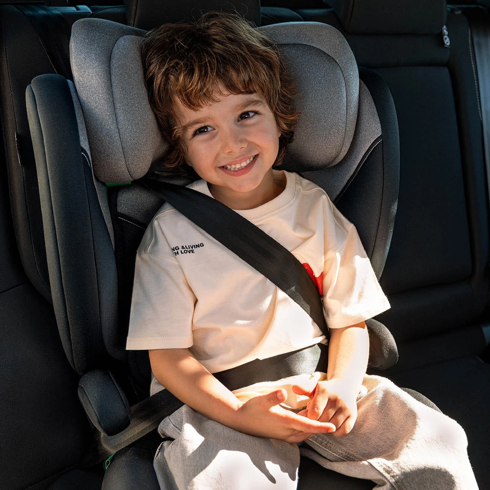 Automobilinė kėdutė 2 viename Kinderkraft I-Spark 2 Plus, juoda