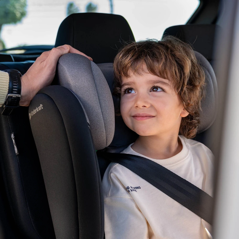 Automobilinė kėdutė 2 viename Kinderkraft I-Spark 2 Plus, juoda