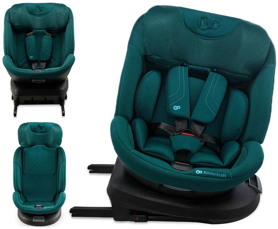 Kinderkraft KINDENKRAFT automobilinė kėdutė 40-150 cm, XPEDITION 3 i-size, žalias, KCXPED03GRE0000