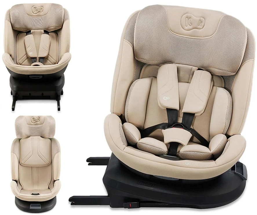 Kinderkraft KINDENKRAFT automobilinė kėdutė 40-150 cm, XPEDITION 3 i-size, beige, KCXPED03BEG0000