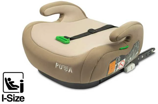 Automobilinė kėdutė - paaukštinimas Caretero Puma Isofix-I-Size, 125-150 cm, smėlio spalvos